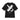the Champagne & Graffiti "SMALL X LOGO" relaxed fit tee
