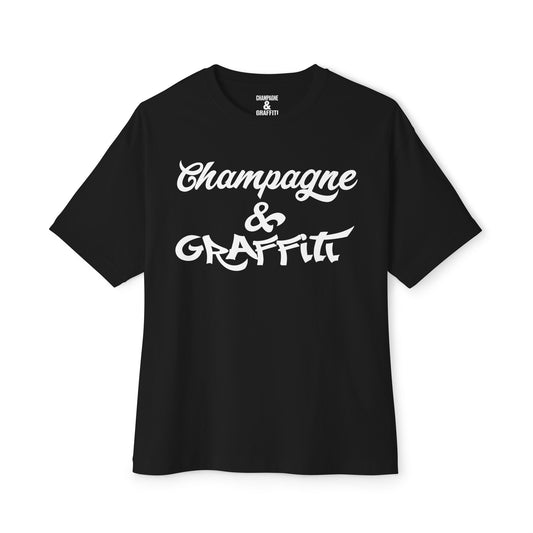 the Champagne & Graffiti "OFFICIAL BIG LETTERS" Oversized tee