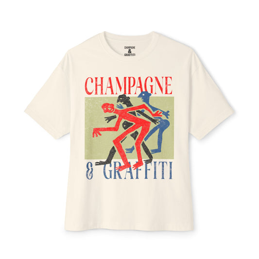 the Champagne & Graffiti "GULLY CREEPA" Oversized tee